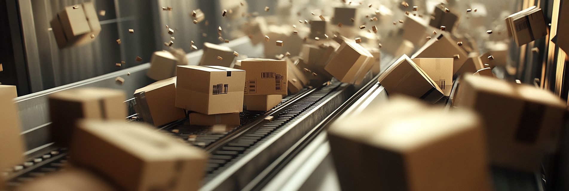 image of out of control conveyer belt 